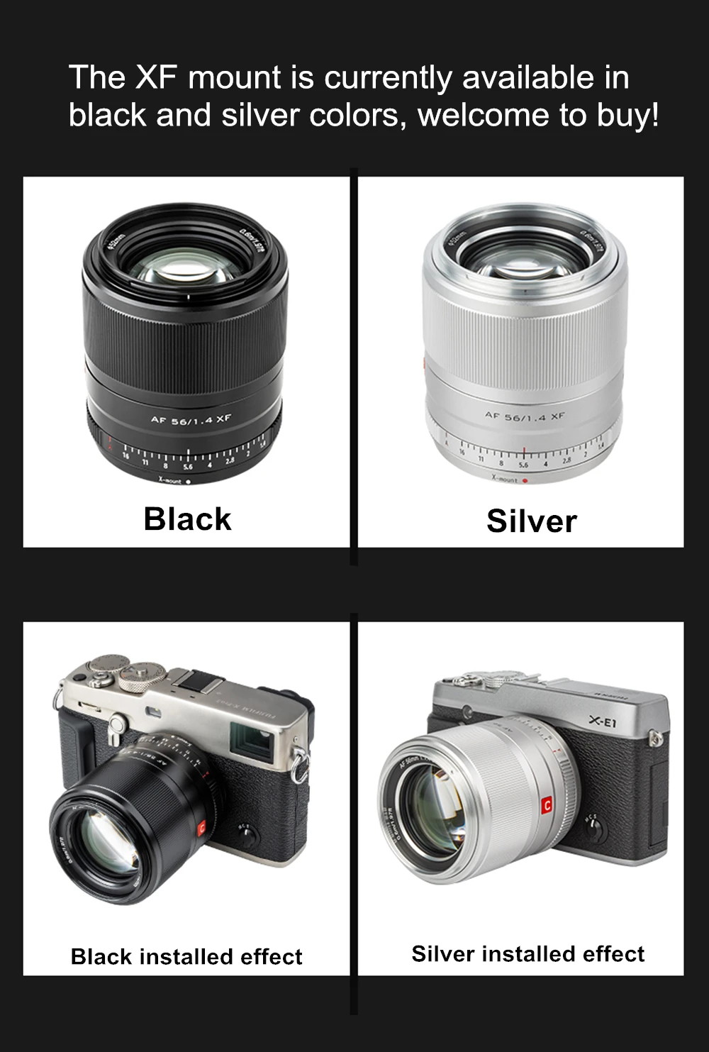 Viltrox 23mm 33mm 56mm F1.4 XF Objektiv Autofokus Porträtobjektive mit großer Blende für Fujifilm Fuji X Mount Kameraobjektiv X-T4 X-T30 – Detail 1