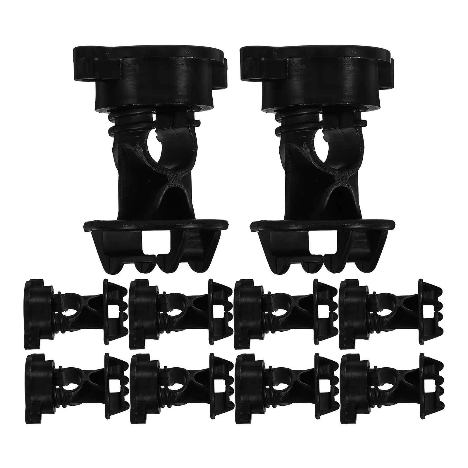 10pcs Electric Fence Wire Insulator Round Post Insulators Universal Fence Post Accessories Screw Tight