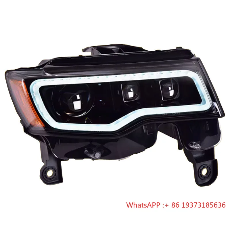 Archaic LED Headlights for Jeep Grand Cherokee Headlight 2017-2020 with Sequential Grand Cherokee LED Head Light Accessories