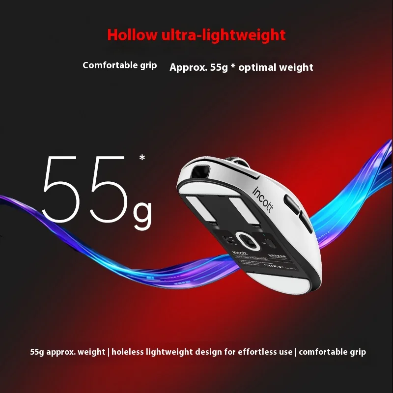 Incott G23 V2 Se/Pro souris trois modes 8K échange à chaud souris de jeu sans fil ergonomie personnalisée PC Gamer accessoires souris cadeaux