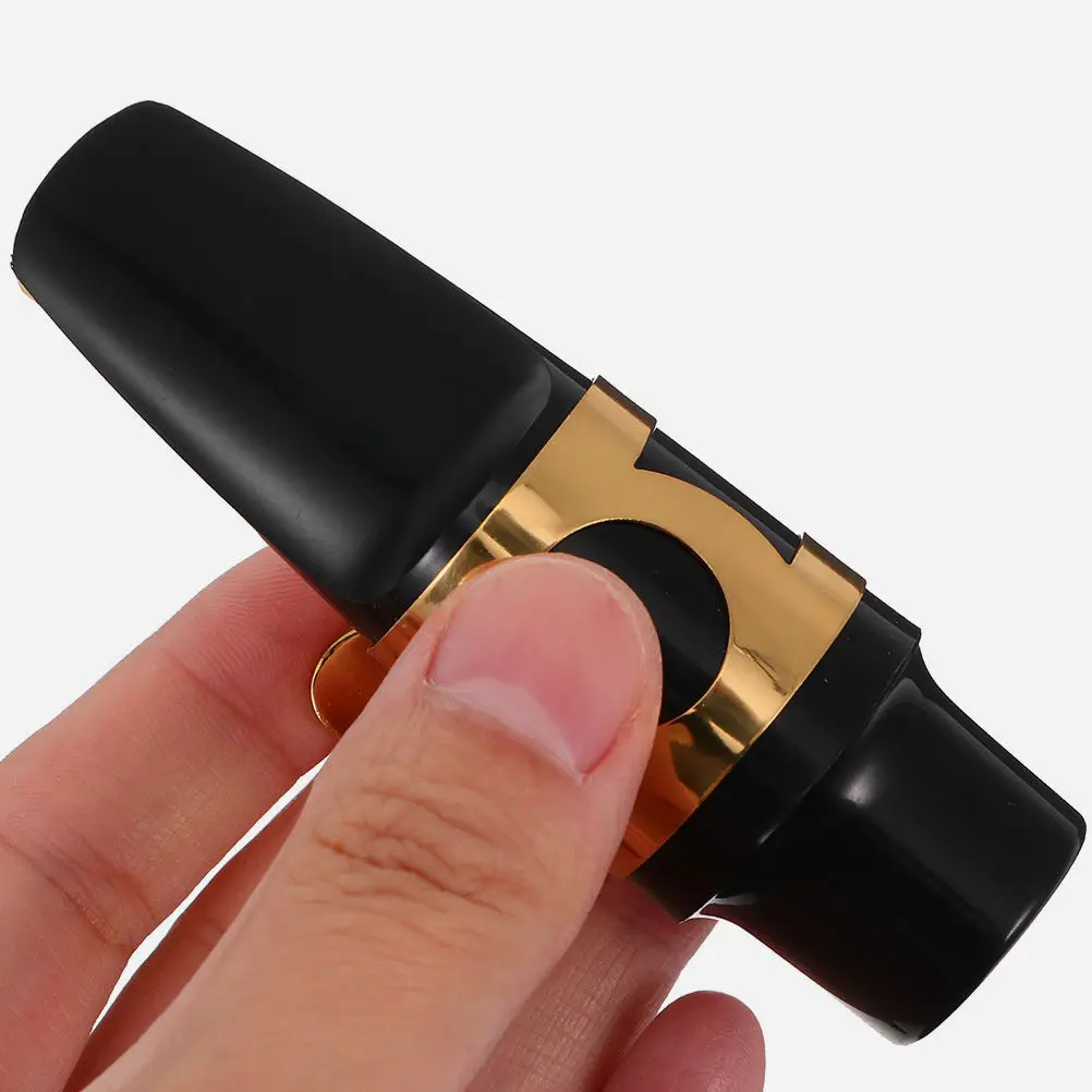 1Set Saxophone Mouthpiece Tenor Saxophone Accessories Harmonic Sound Protective Pads Long Service Life Musical Instrument Kit