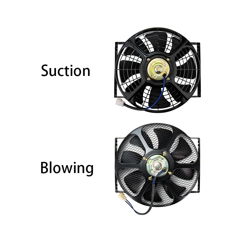 Universele 10 Inch Radiator Fan 12V 24V Slanke Radiator Elektrische Koelventilator A/C Ac Auto Air conditioning Truck Auto Voertuig