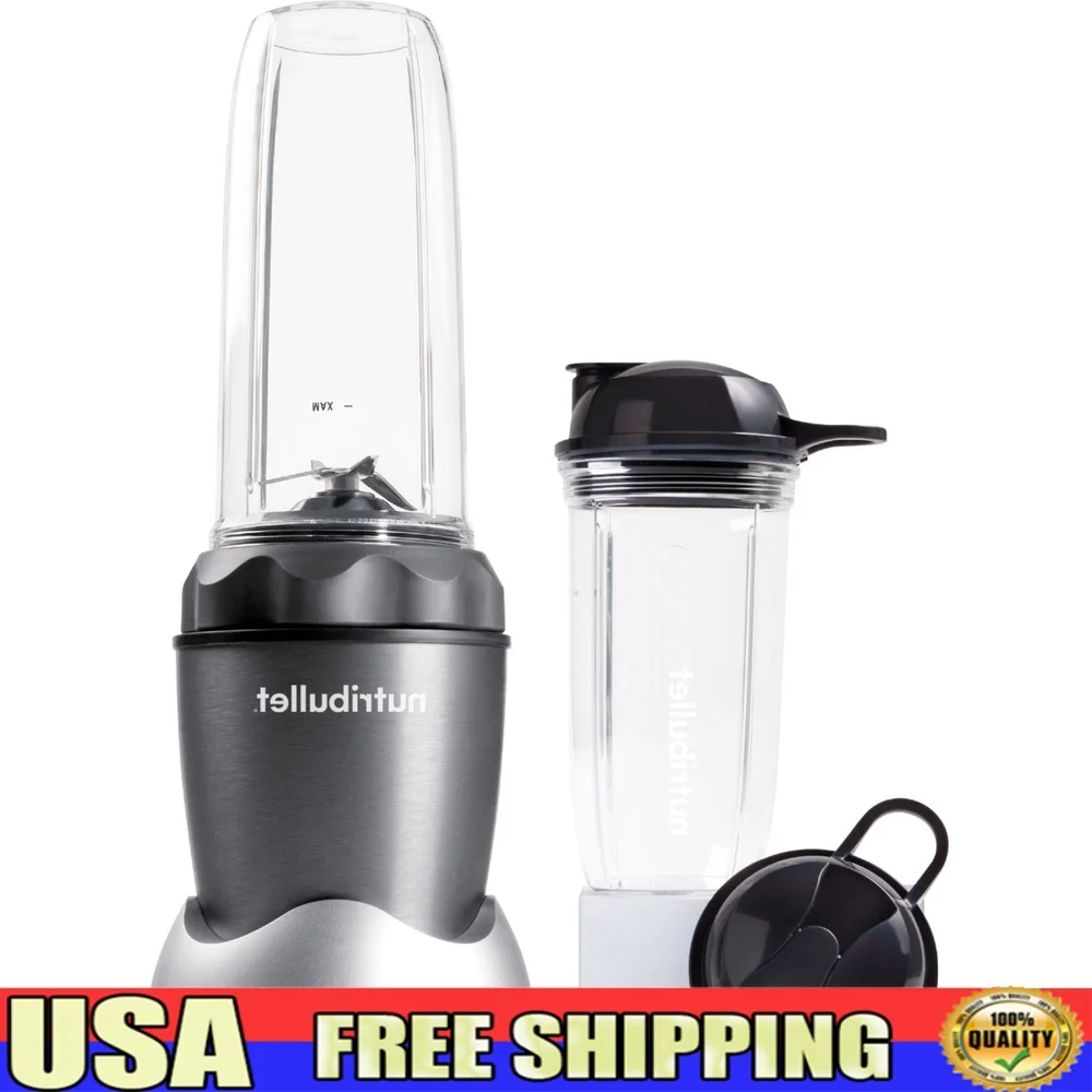

Powerful Personal Blender with Easy Twist Extractor Blade 1000W Motor Durable Cups To-Go Lids Recipe Book Smoothie Maker
