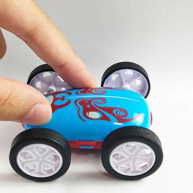 Creative Features Face Double-sided Inertia Car Double-sided Dumper Car Mini Fall-resistant 360 Steering Children's Toy Car