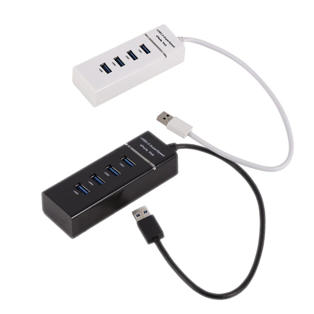 Card Reader Converter Adapter HUB High Speed 4 Port USB 3.0 Hub Converter Adapter Portable Extender for Macbook Card Reader
