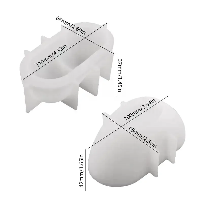 على شكل قلب قالب من السيليكون التذكاري الراتنج حامل شمعة القلب لتقوم بها بنفسك هدية التعاطف DIY بها بنفسك تذكار الحرفية #6