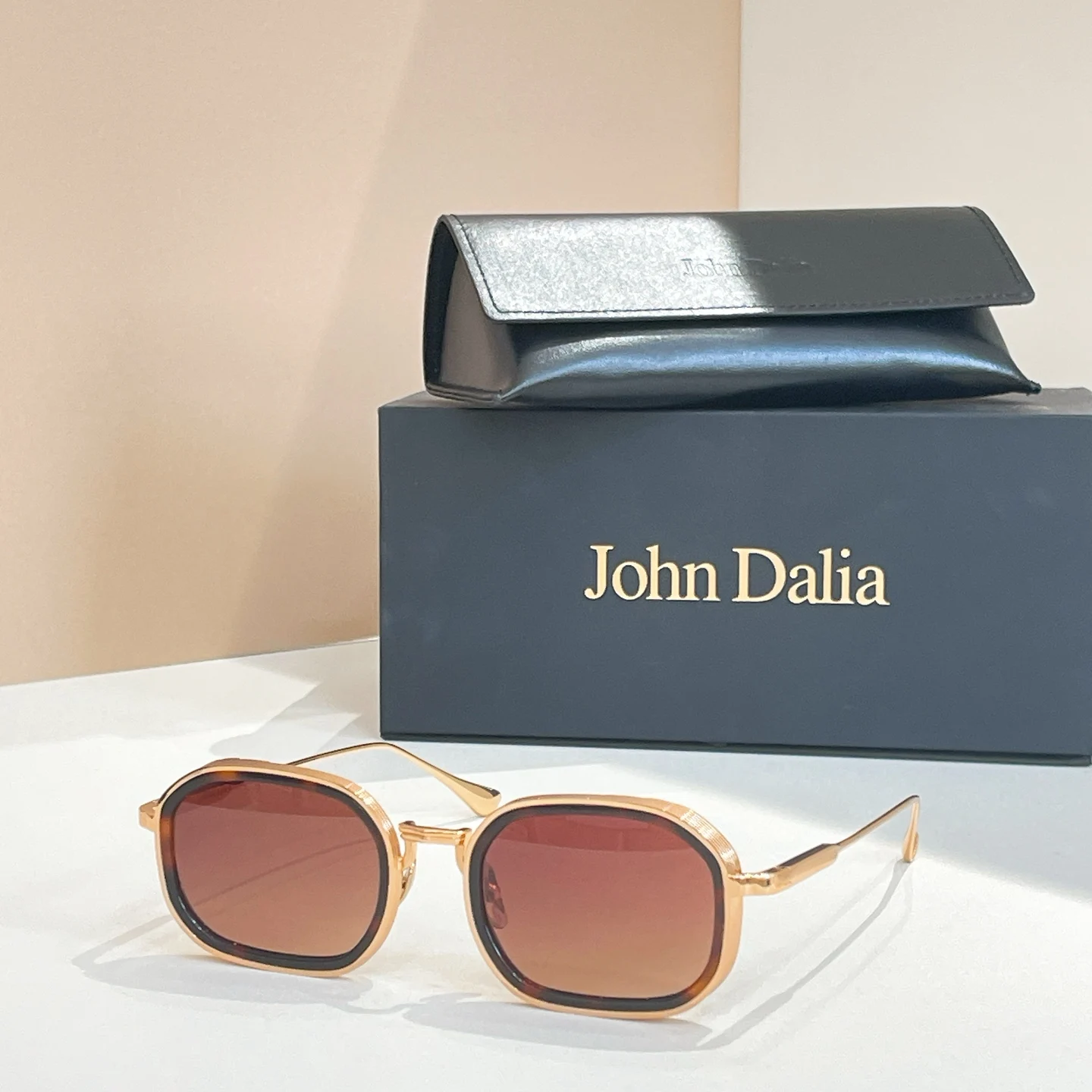 

Original For JOHN DALIA JD Origins Vintage Popular Classic Men Sunglasses UV400 Polarized Luxury Design Women Couple Eyewear