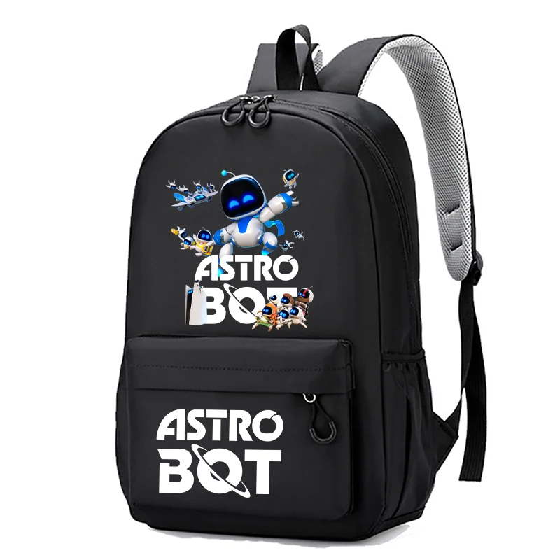 Astro Bot Classic Travel Bag Men Waterproof Hiking Computer Laptop Backpack High School Student Sport Fashion Boys Outdoor Bags