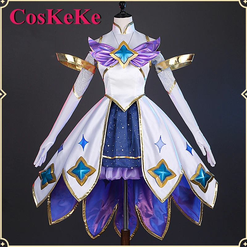 

CosKeKe Gwen Косплей Аниме Игра LOL костюм карточка ЛОР Милая Великолепная боевая униформа для женщин на Хэллоуин