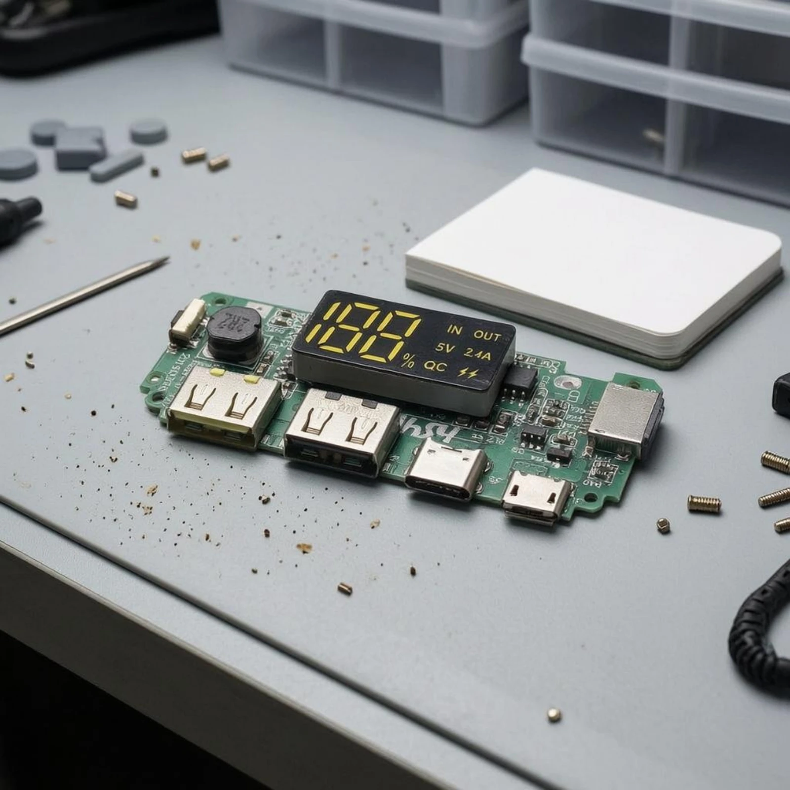 

Lithium Battery Charging Module Digital Display Electronic Component