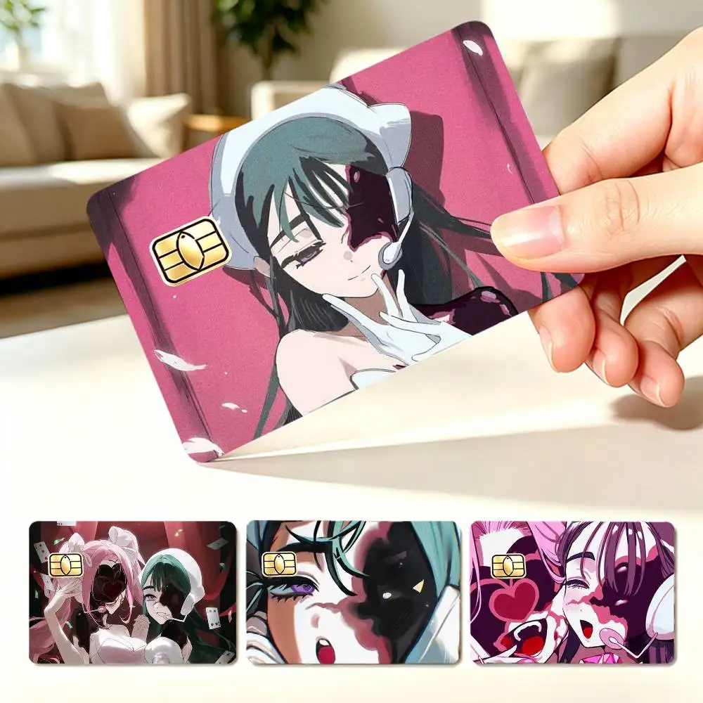 Zombie Anime S-Sua Zombie Stage  4pcs 1Set Card Stickers Small Waterproof Chip 4PCS Card Sticker Anti-Scratch