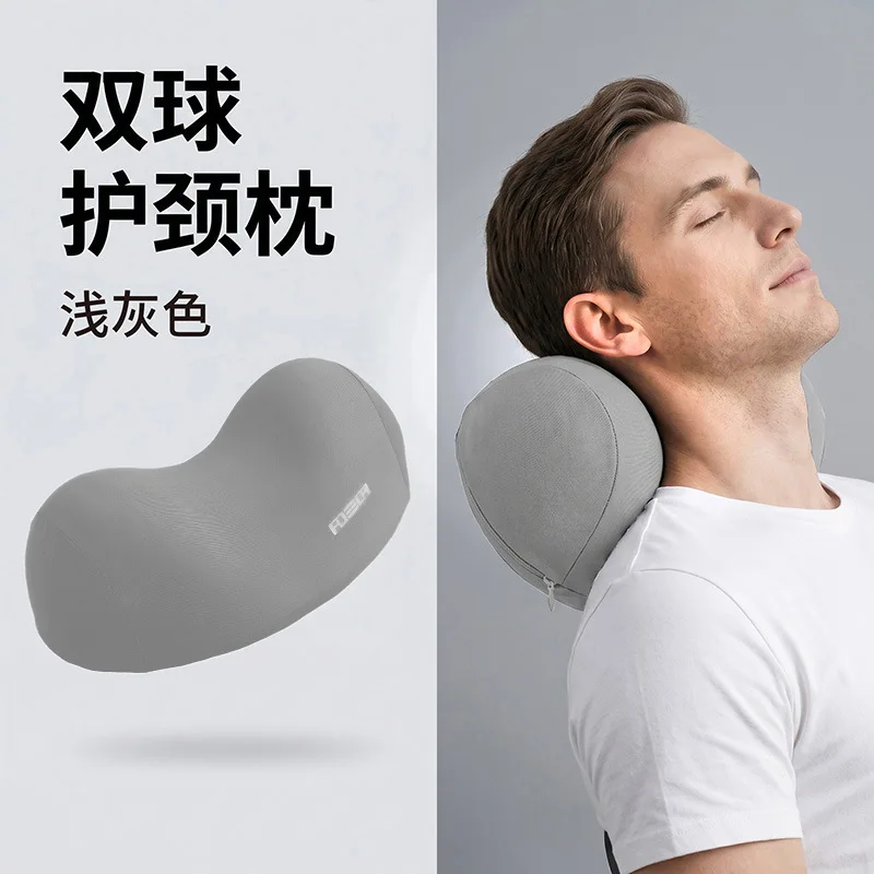 Ergonomic Cervical Support Pillow for Adults Sleep Improving Spine Alignment Pillow for Back Sleeping Single Use for Men Women