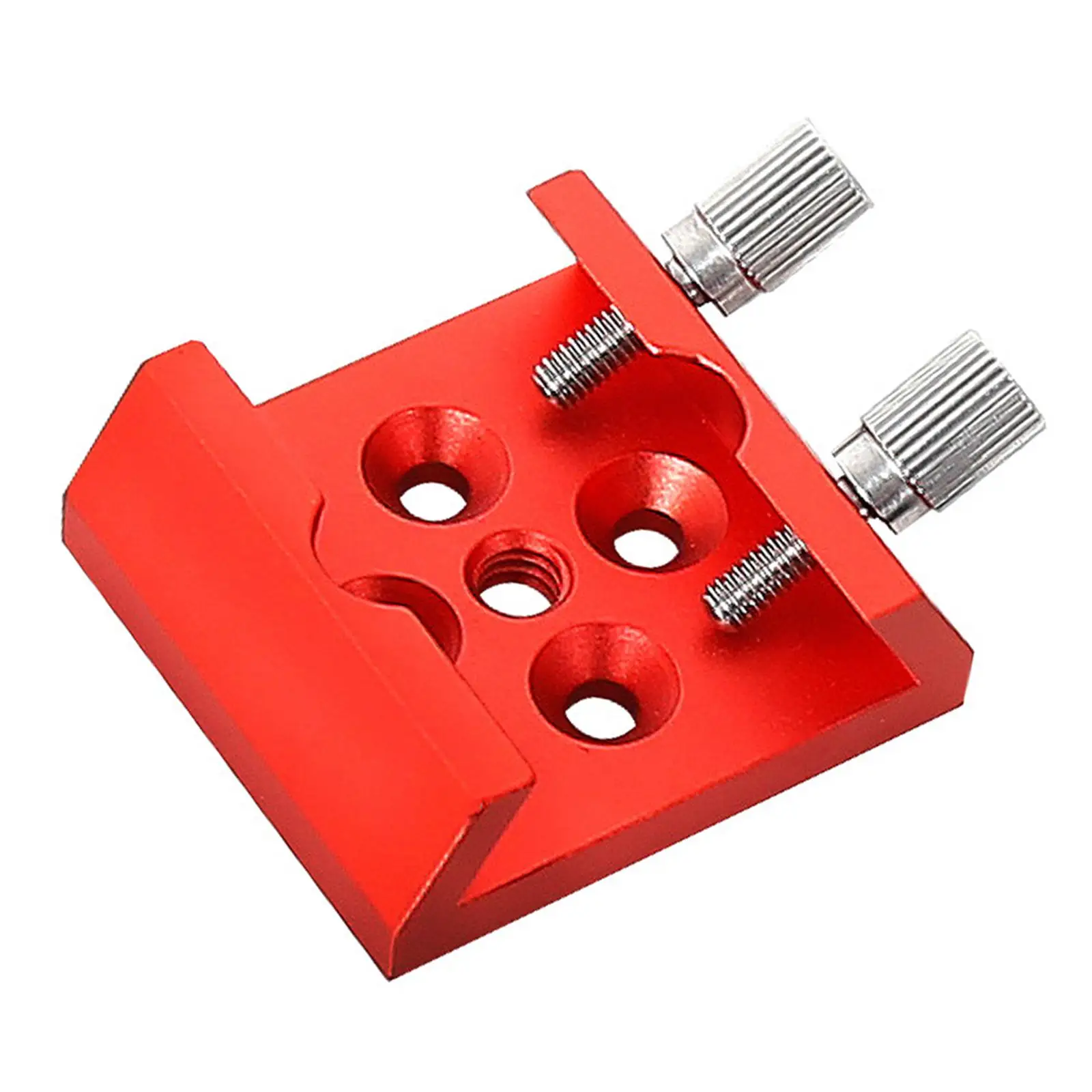 Telescope Dovetail Riser Block Base with 1/4 Thread Mounting Adapter for Astronomical Scope Aluminum Universal