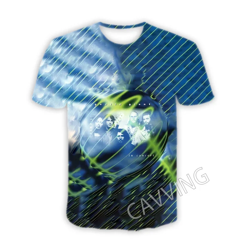 CAVVING 3D Printed  Gentle Giant Band  Casual T-shirts  Hip Hop T Shirts Harajuku Styles Tops Clothing for Men/women