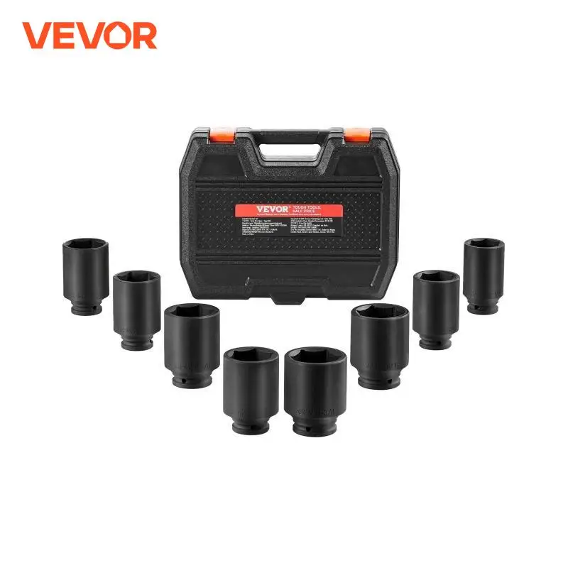 VEVOR Axle Nut Impact Socket Set 1/2