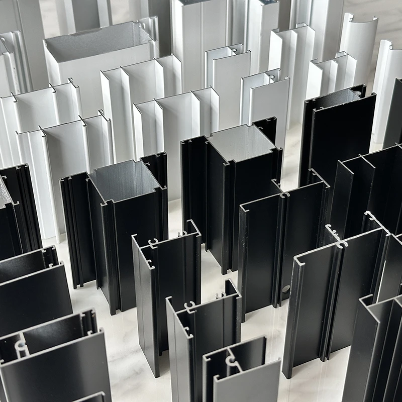 التخصيص كولومبيا نافذة الألومنيوم الملامح مسحوق طلاء بأكسيد الألومنيوم الملامح 6063 T5 الملامح نافذة الألومنيوم #2