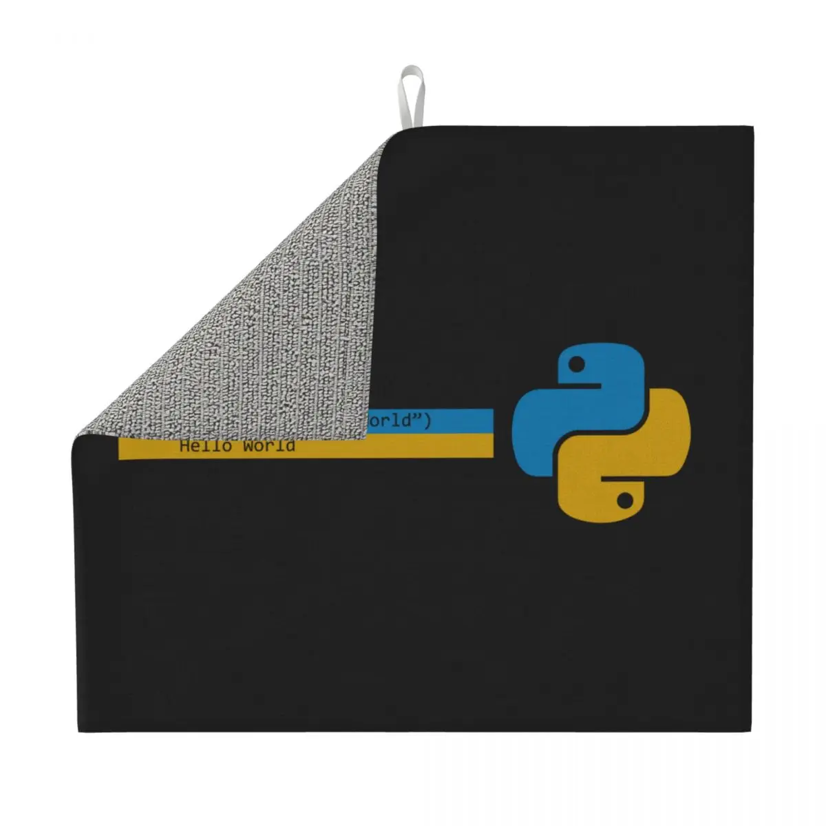 Programmer Python Dish Mat for Kitchen Absorbent Quick Dry Microfiber Computer Developer Programming Coder Dishes Drainer Pads