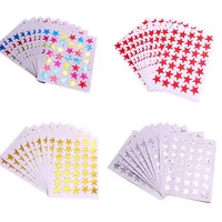 10 Sheets/set Stars Sticker for Teacher Parents Praise Award Stickers for Children Students Star Love Sticker Stationery Labels