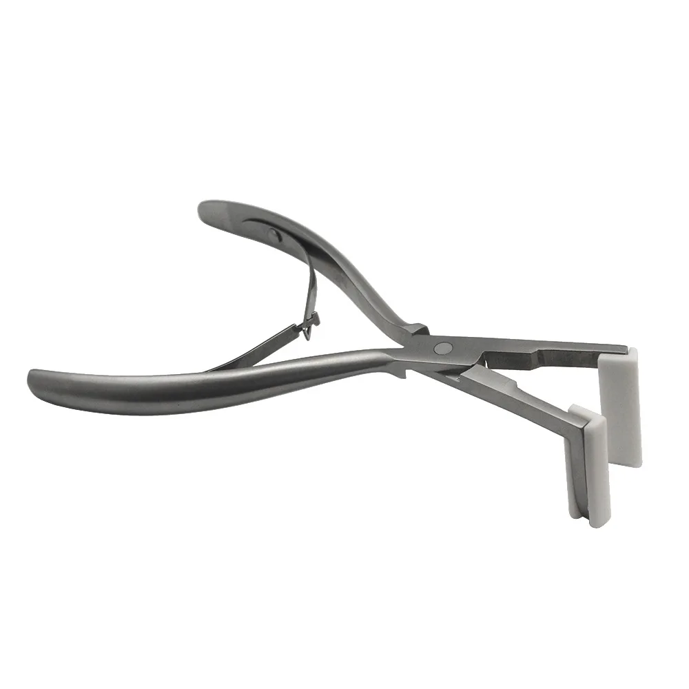 1 PC 7 inch Silver Stainless Steel Pliers for tape hair extension Tape Sealing Pliers Keratin Hair Extensions Tools
