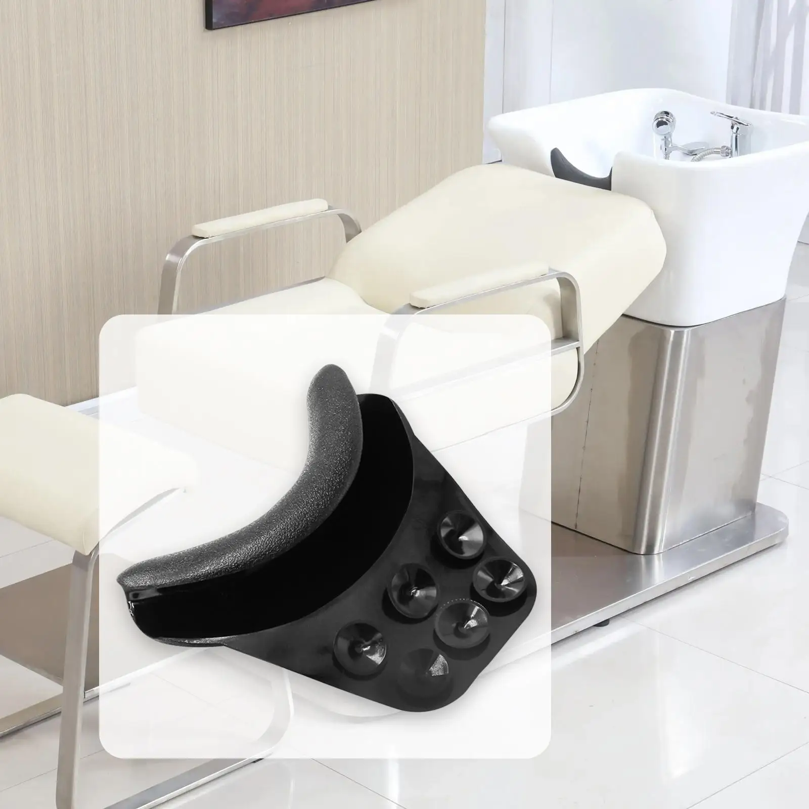 

Салонная подставка для шеи для раковины, силиконовая удобная нескользящая эргономичная подставка для умывальника, парикмахерская, шампунь, раковина, подушка для шеи, подушка