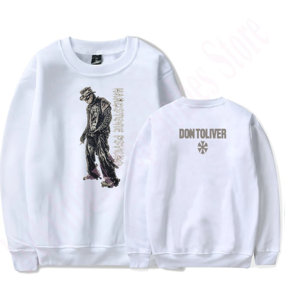 Don Toliver Merch HARDSTONE PSYCHO DEAD MAN'S CANYON crew neck sweatshirt Popular Graphics Print Unisex Trendy Casual Streetwear