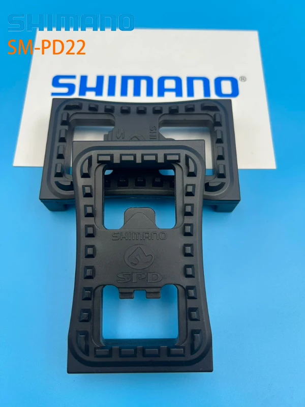 SM-PD22 Paire d'adaptateurs de pédale pour pédales plates Shimano SPD à crampons, compatibles avec pédales PD-M520 PD-M540 PD-M780 M8000 VTT sans clip