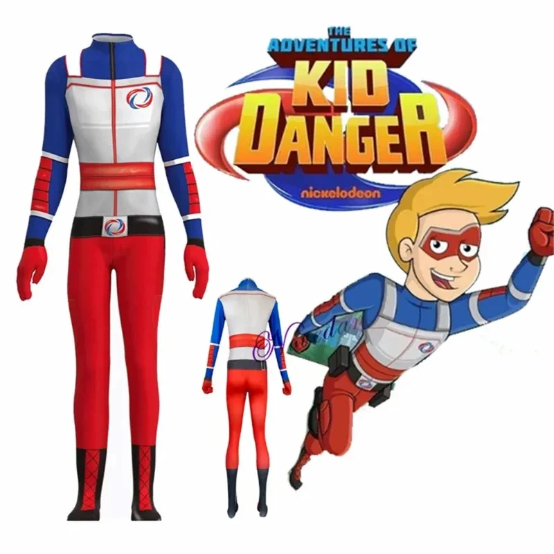 

♥AA Danger Costume For Kids Henry Hart Cavill Cosplay Jumpsuit Birthday Party Halloween Fancy Disguise Suit Outfi New 2026