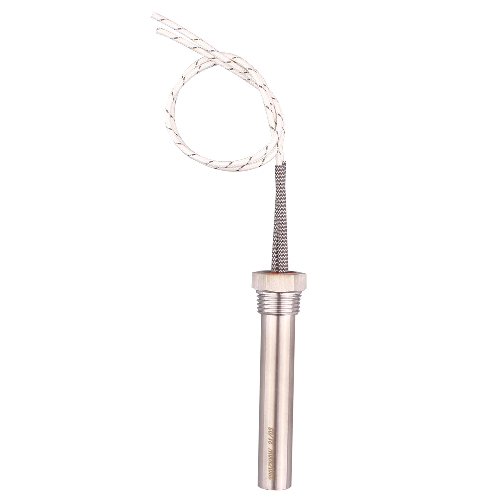 1/2\'\' Thread DC Cartridge Electric Heating Element 24v 36v 48v 60v 72v 200w/300w/500w/800w/1kw Immersed Water Heater