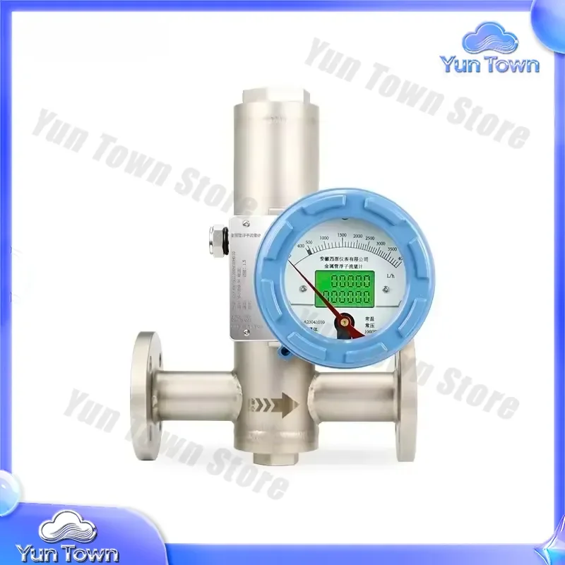 Hydrogen Gas Flow Meter for Rotameter T Type Horizontal Metal Tube Float Flowmeter for Industrial Flow Measurement and