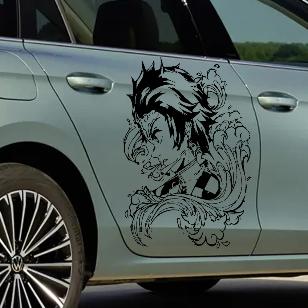 Japanese Anime Car Sticker Individual Decoration Door Donnet External Parts Waterproof Die-Cutting PVC Vinyl Decals