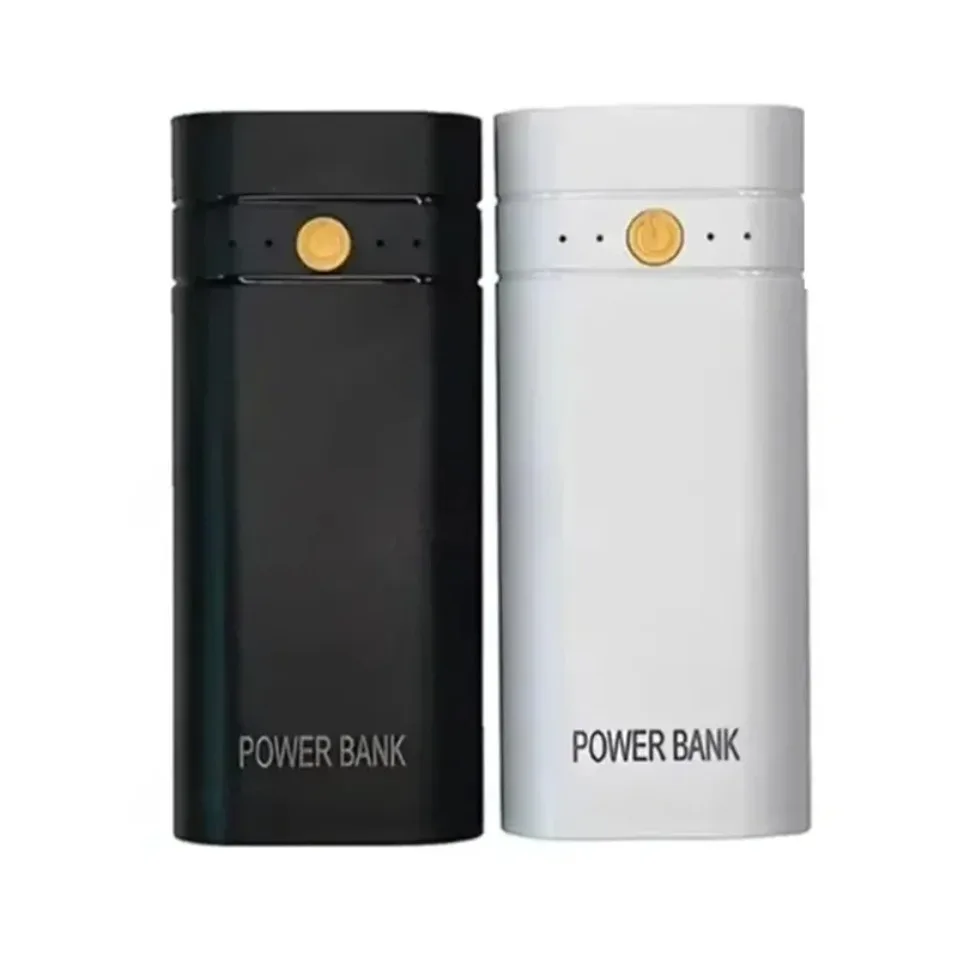DIY Not Including Batteries Power Bank Box 5V 2A 6000mAh 2X 18650 USB Type-C Battery Charger Case For Phone Electronic Charging