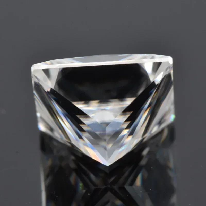 Moissanite D Color VVS1 Princess Cut Charms Beads for DIY Jewelry Making Bracelet Earrings Main Materials with GRA Certificate