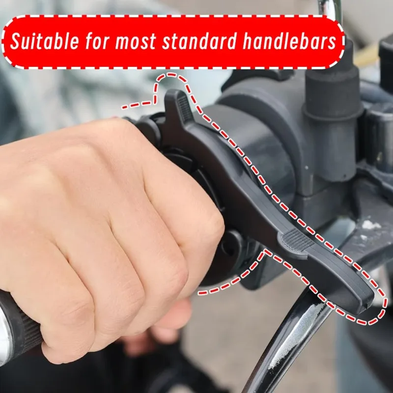 For High Grade Aluminum Lock Assist Retainer Universal Safe Flexible Wrist Grip Handle Bar Motorcycle Cruise Control Throttle