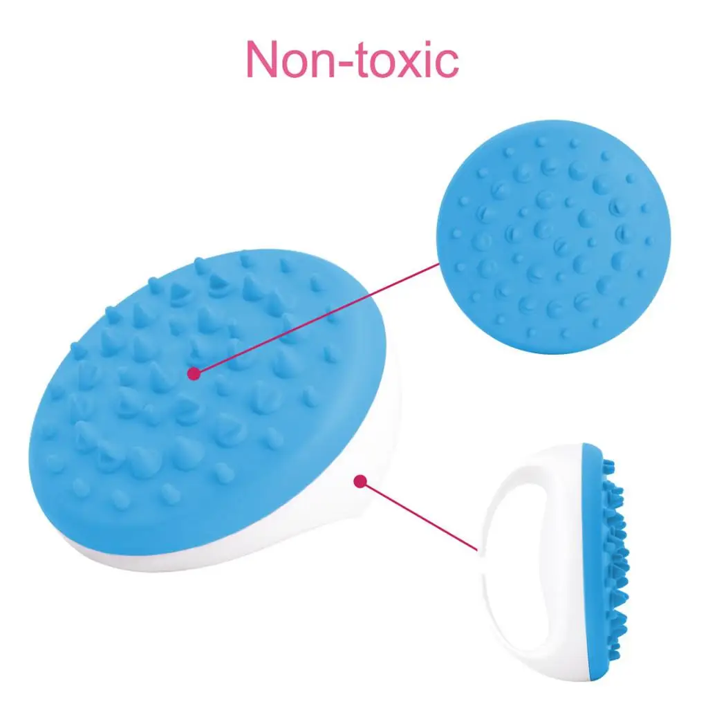 Anti-cellulite Body Massager Brush Silicone Roller Tool for Firming Skin Bath and Shower Use