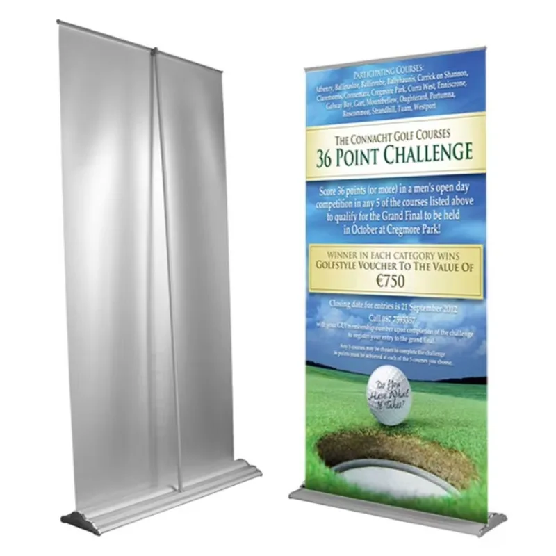 Advertising Custom Roll up Kakemono Banner 85*200 Aluminum Display Rack Cassette Roll up Banner Stand Kakemono