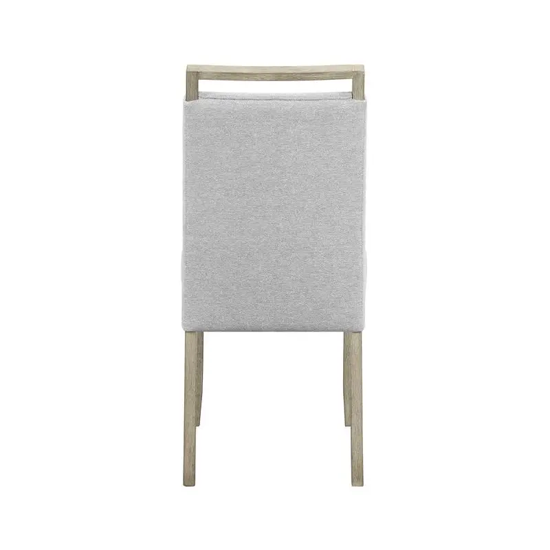 Contemporary 6-Piece Dining Set with White Genuine Marble Rectangular Table, Full Back Upholstered Chairs, Beige & Gray Bench,