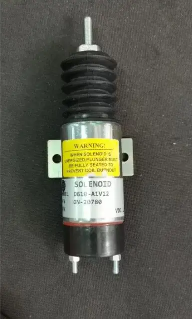 

12V Fuel stop shutoff shutdown Solenoid D610-A1V12 D610-B1V12 D610-C1V12 For Trombetta Kubota Perkins Engines 1502-12C2U1B1S1