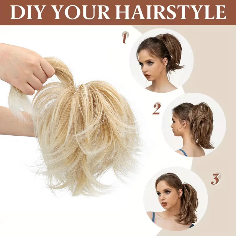 Synthetic Fake Hair Ponytail 8