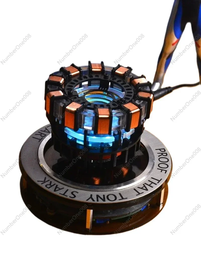 Maglev Iron Man Reactor Handmade Decoration Office Desktop Creative Black Technology Male Birthday Gift