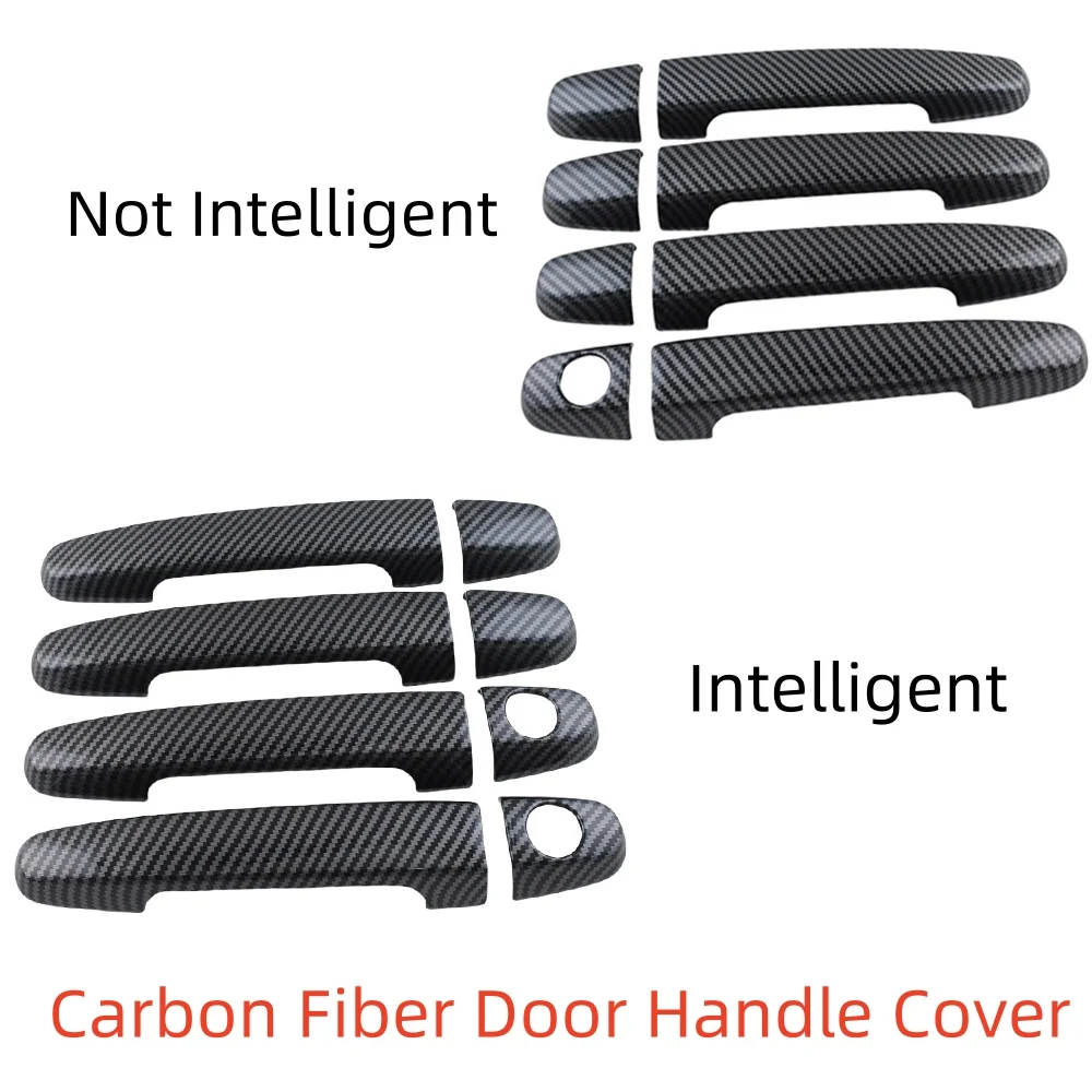 Car Door Handle Cover For Toyota Probox 2004 - 2013 Car Accessories Exterior Compon 8 Pcs ABS Chrome Plated Silverents  Decorate