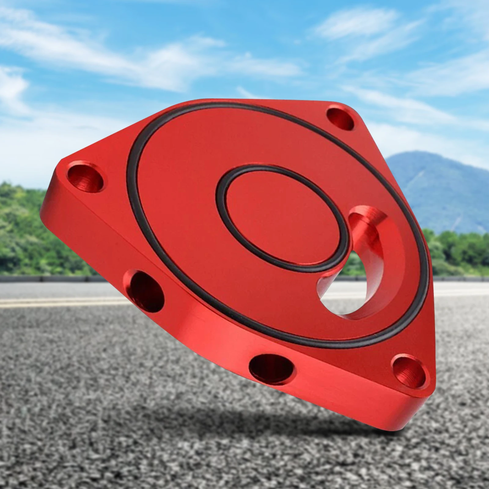 Placa de válvula de descarga BOV adaptador espaçador de alumínio para motor Honda Civic 2015-21 BOV Billet