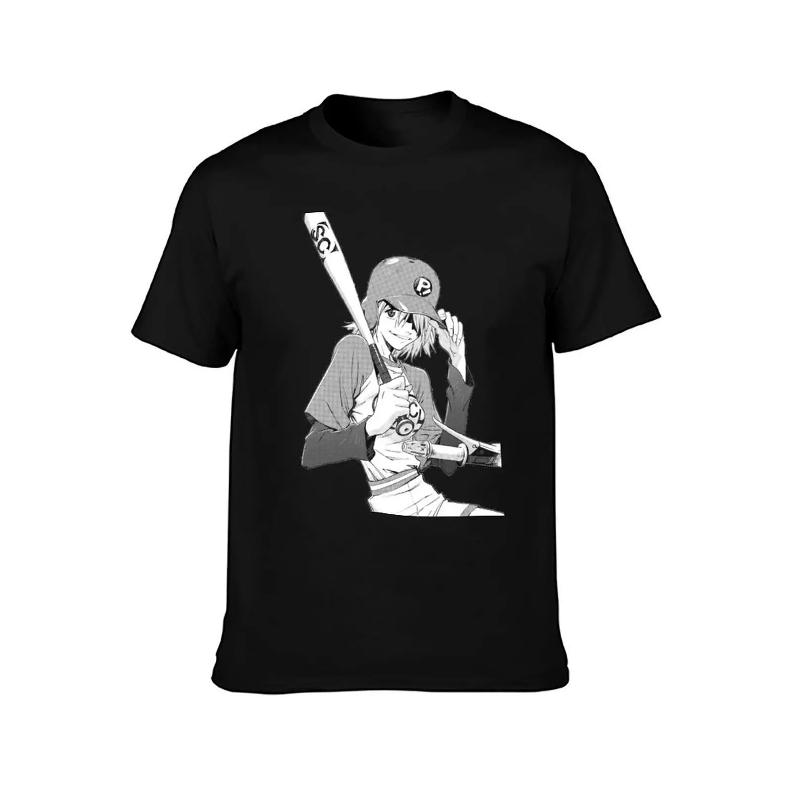 Yoshiyuki Sadamoto FLCL Haruko T-Shirt Casual Street Style Short Sleeve Tee T-Shirt