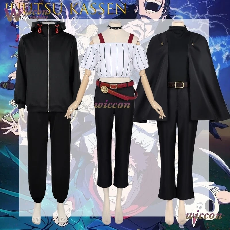 

Костюм для косплея по аниме Jujutsu Kaisen: худи Юдзи Итадори, Зенин Наои, Рика Оримото. Полный комплект для Хэллоуина и выступлений.
