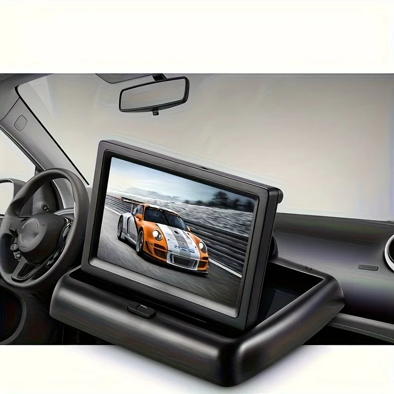 Easy to Install 4.3inch Led Night Vision Car Reversing Camera with Foldable Lcd Display - Enhance Rearview Safety