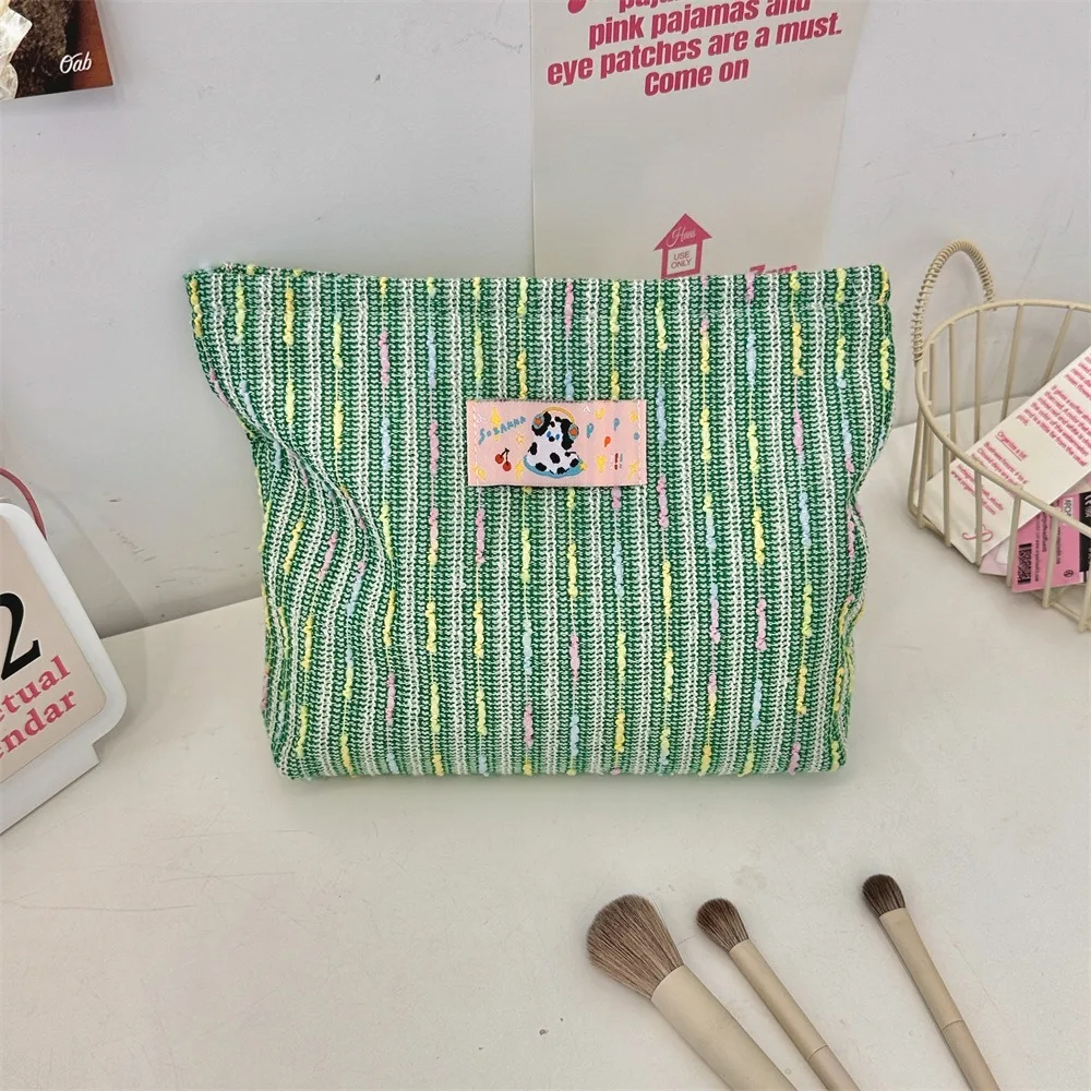 

Portable Polyester Fibre Cosmetic Bag Mini Kawaii Makeup Bag Travel Toiletry Bag Women