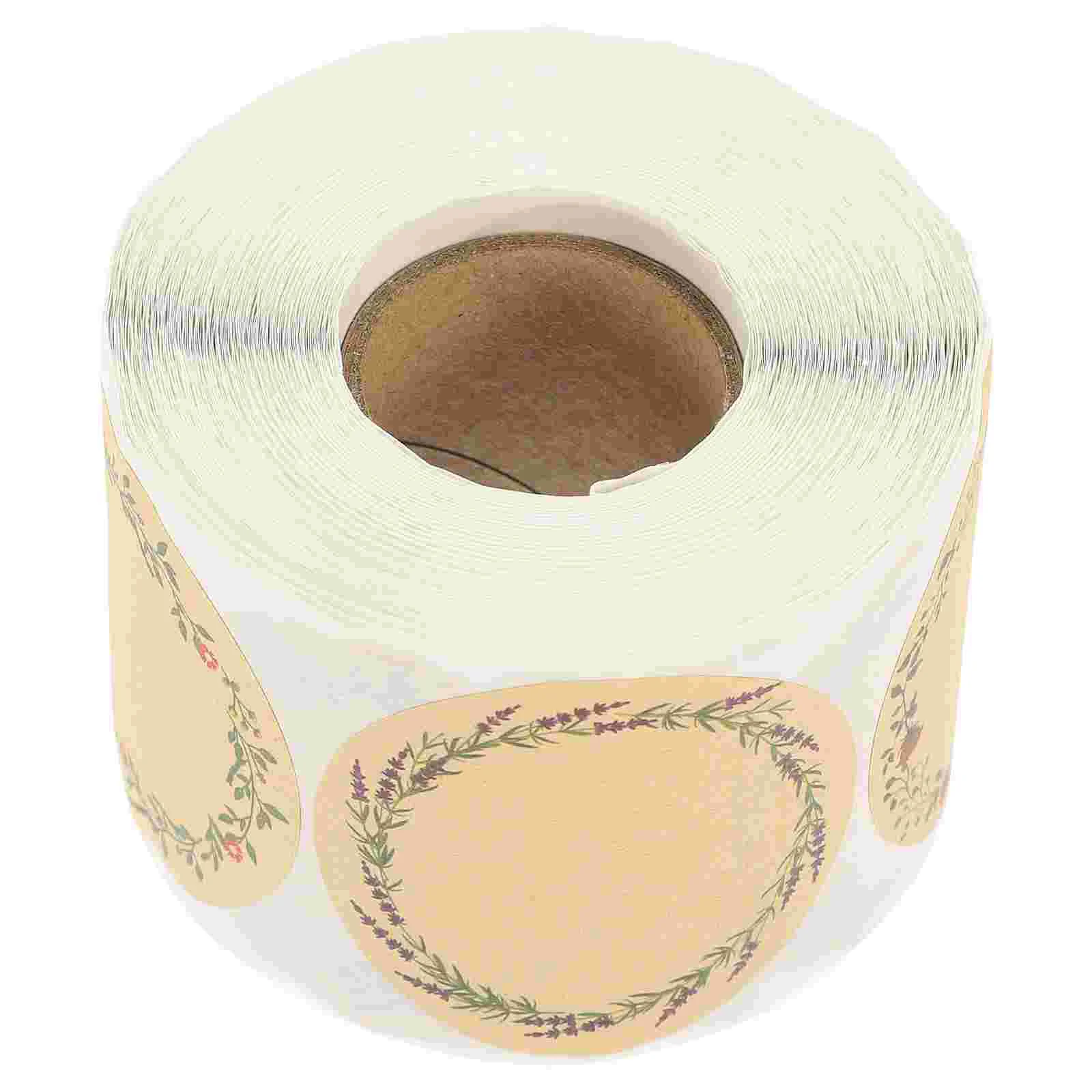 Label Flower Stickers Gift Bags for Presents Envelopes Seals Labels Kraft Paper Decals Holiday