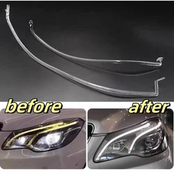 For Benz E-Class Coupe W207 E200 E250 E300 2014 2015 2016 DRL Car Headlight Light Guide Strip Lamp Daytime Running Light Tube