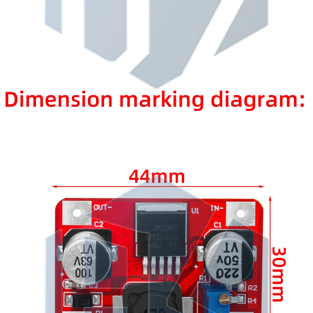 1~10PCS DC-DC-Stromversorgungsmodul, Boost-Modul, Step-Up-Spannungswandler, Spannungsregler XL6019/LM2577, einstellbarer Ausgang – Detail 4