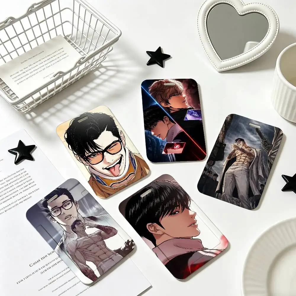 Lookism Comics ID Card Holder Badge Holders Lanyard Business Exhibit School Strap Neck Hang