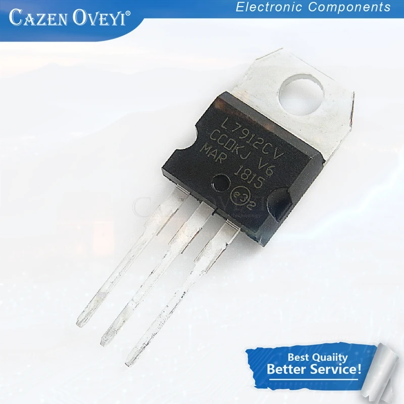10pcs/lot L7912CV L7912 7912 LM7912 MC7912 TO-220 new original In Stock